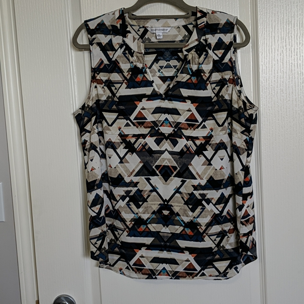 Sleeveless blouse